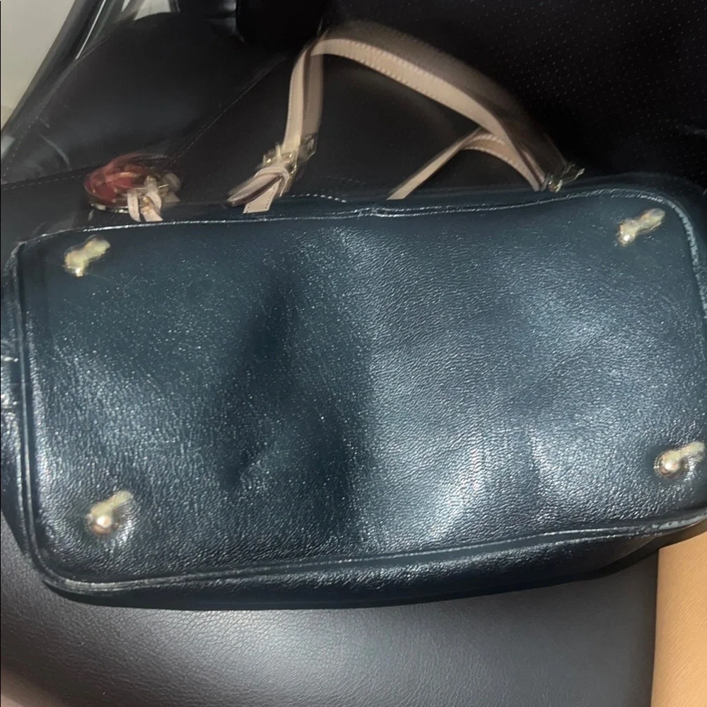 Michael Kors Black and Tan Shoulder Bag